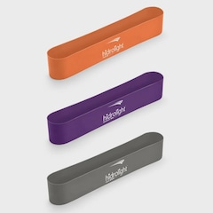 Kit Elástico Hidrolight Mini Band com 3 Peças - Adulto - Foto 1