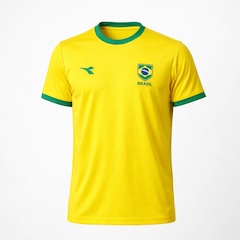 Camisa do Brasil Diadora Campione - Masculina - Foto 1