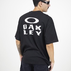 Camiseta Oakley Ellipse Fluid SS Tee Blackout - Masculina - Foto 10