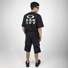 Camiseta Oakley Ellipse Fluid SS Tee Blackout - Masculina - Foto 5