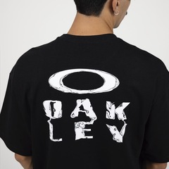 Camiseta Oakley Ellipse Fluid SS Tee Blackout - Masculina - Foto 6