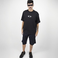 Camiseta Oakley Ellipse Fluid SS Tee Blackout - Masculina - Foto 7