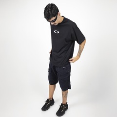 Camiseta Oakley Ellipse Fluid SS Tee Blackout - Masculina - Foto 9