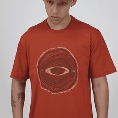 Camiseta Oakley Woody Ellipse Flame Red Masculina - Foto 7