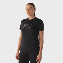 Camiseta Fila Regular Basic Outline - Feminina - Foto 1