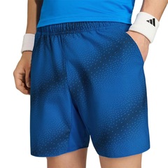 Shorts adidas Club Tennis Climacool Graphic 7In Azul - Masculino - Foto 2