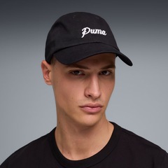 Boné Puma Essentials Script Dad Hat Adulto Aba Curva - Foto 3