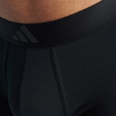 Kit Cueca Boxer adidas 3 Listras Active Flex Algodão com 2 Peças - Masculina - Foto 4