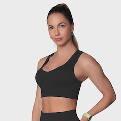 Top Selene Fitness Sem Costura - Feminina - Foto 1