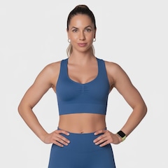 Top Selene Fitness Sem Costura - Feminina - Foto 2