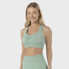 Top Selene Fitness Sem Costura - Feminina - Foto 1