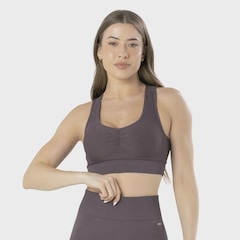 Top Selene Fitness Sem Costura - Feminina - Foto 1