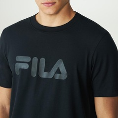 Camiseta Fila Regular Letter Premium IV Masculina - Foto 4