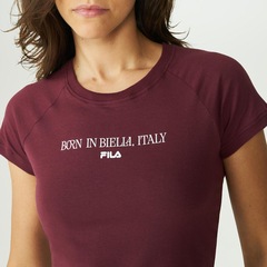 Camiseta Fila Slim Letter Feminina - Foto 4