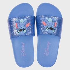 Chinelo Disney Slide Stitch Mania - Infantil - Foto 1