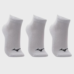 Meia Mizuno Basic Sem Cano 3 Pares - Foto 2