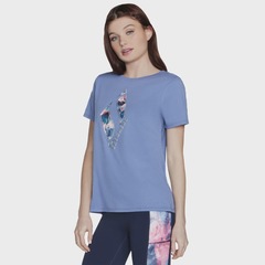 Camiseta Skechers Summer Rose Feminina - Foto 2
