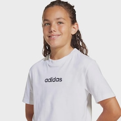 Camiseta adidas Linear Logo Infantil - Foto 3