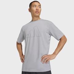Camiseta adidas Workout Big Logo Essentials Masculina - Foto 2