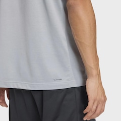 Camiseta adidas Workout Big Logo Essentials Masculina - Foto 5