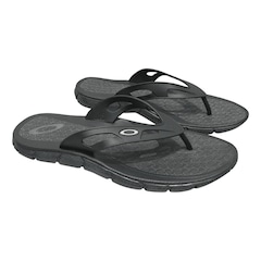 Chinelo Oakley Operative Heritage Jet Black - Masculino - Foto 1
