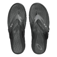Chinelo Oakley Operative Heritage Jet Black - Masculino - Foto 2