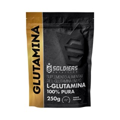 L-Glutamina 250g 100% Pura Suplemento Nutricional - Soldiers Nutrition - Foto 1