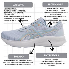 Tênis Asics Raiden 5 - Feminino - Foto 3