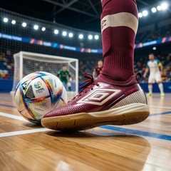 Kit Chuteira de Futsal Adulta Adamant Top Speed Club e Meião - Umbro - Foto 7