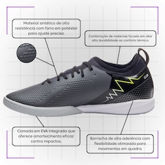 Kit Chuteira de Futsal Adulta Adamant Top Speed Club e Meião - Umbro - Foto 3