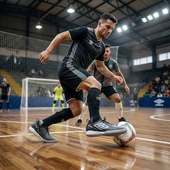 Chuteira de Futsal Adulta Adamant Top Speed Club - Umbro - Foto 2