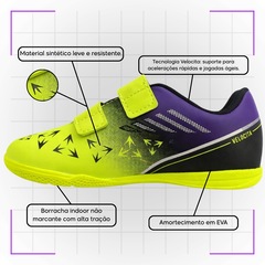 Chuteira de Futsal Infantil Velocita - Umbro - Foto 3