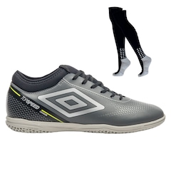 Kit Chuteira de Futsal Adulto Adamant Top Speed League E Meião - Umbro - Foto 1