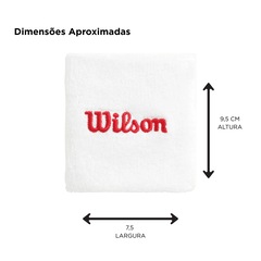 Par de Munhequeira Wilson Wristband Beach Tennis -Adulto - Foto 4