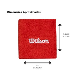 Par de Munhequeira Wilson Wristband Beach Tennis -Adulto - Foto 4