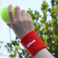 Par de Munhequeira Wilson Wristband Beach Tennis -Adulto - Foto 5