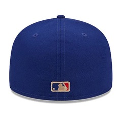 Boné Adulto New Era Los Angeles Dodgers Gold Leaf Aba Reta - Foto 5
