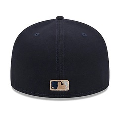 Boné Adulto New Era New York Yankees Gold Leaf Aba Reta - Foto 4
