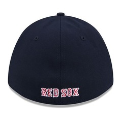 Boné Unissex New Era M-Crown Boston Red Sox Aba Curva - Foto 3