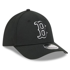 Boné Adulto New Era M-Crown Boston Red Sox Poly Aba Curva - Foto 3
