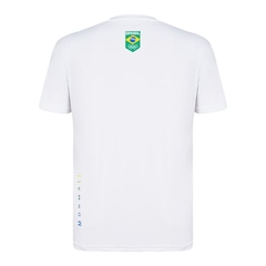 Camiseta Manga Curta Time Brasil Mormaii - Masculina - Foto 4