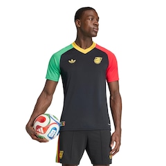 Camisa II pré-jogo Jamaica 26 x Bob Marley adidas Masculino - Foto 1