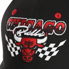 Boné Adulto New Era 9Seventy Chicago Bulls Aba Curva - Foto 6