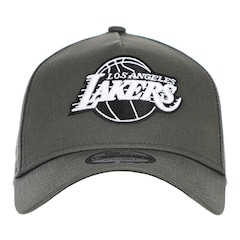 Boné Adulto New Era 9Forty Lakers NBA Aba Curva - Foto 4