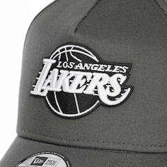 Boné Adulto New Era 9Forty Lakers NBA Aba Curva - Foto 7