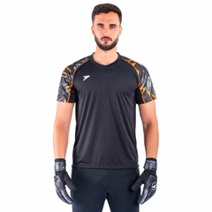 Camisa Poker Goleiro Manga Curta Sublimada Sentinela - Masculino - Foto 1