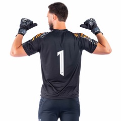 Camisa Poker Goleiro Manga Curta Sublimada Sentinela - Masculino - Foto 3