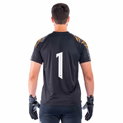 Camisa Poker Goleiro Manga Curta Sublimada Sentinela - Masculino - Foto 5