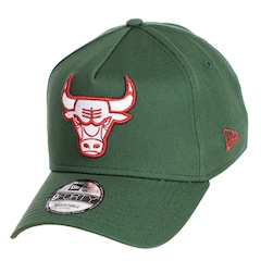 Boné Adulto New Era Chicago Bulls NBA Aba Curva - Foto 4