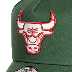 Boné Adulto New Era Chicago Bulls NBA Aba Curva - Foto 7